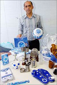 Antônio Claret Nametala comemora crescimento da linha de produtos com a chegada da Reebok ao Cruzeiro